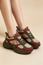 Green Chunky Thick Sole Trainers