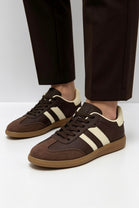 Brown Casual Gum Sole Trainers | Wholesale