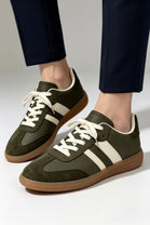 Green Casual Gum Sole Trainers | Wholesale
