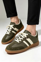 Green Casual Gum Sole Trainers | Wholesale