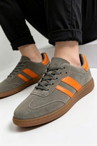 Grey Casual Gum Sole Trainers | Wholesale