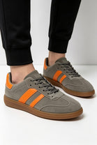 Grey Casual Gum Sole Trainers | Wholesale