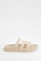 Beige Cut Out Detail Sliders