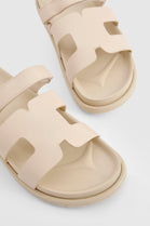 Beige Cut Out Detail Sliders