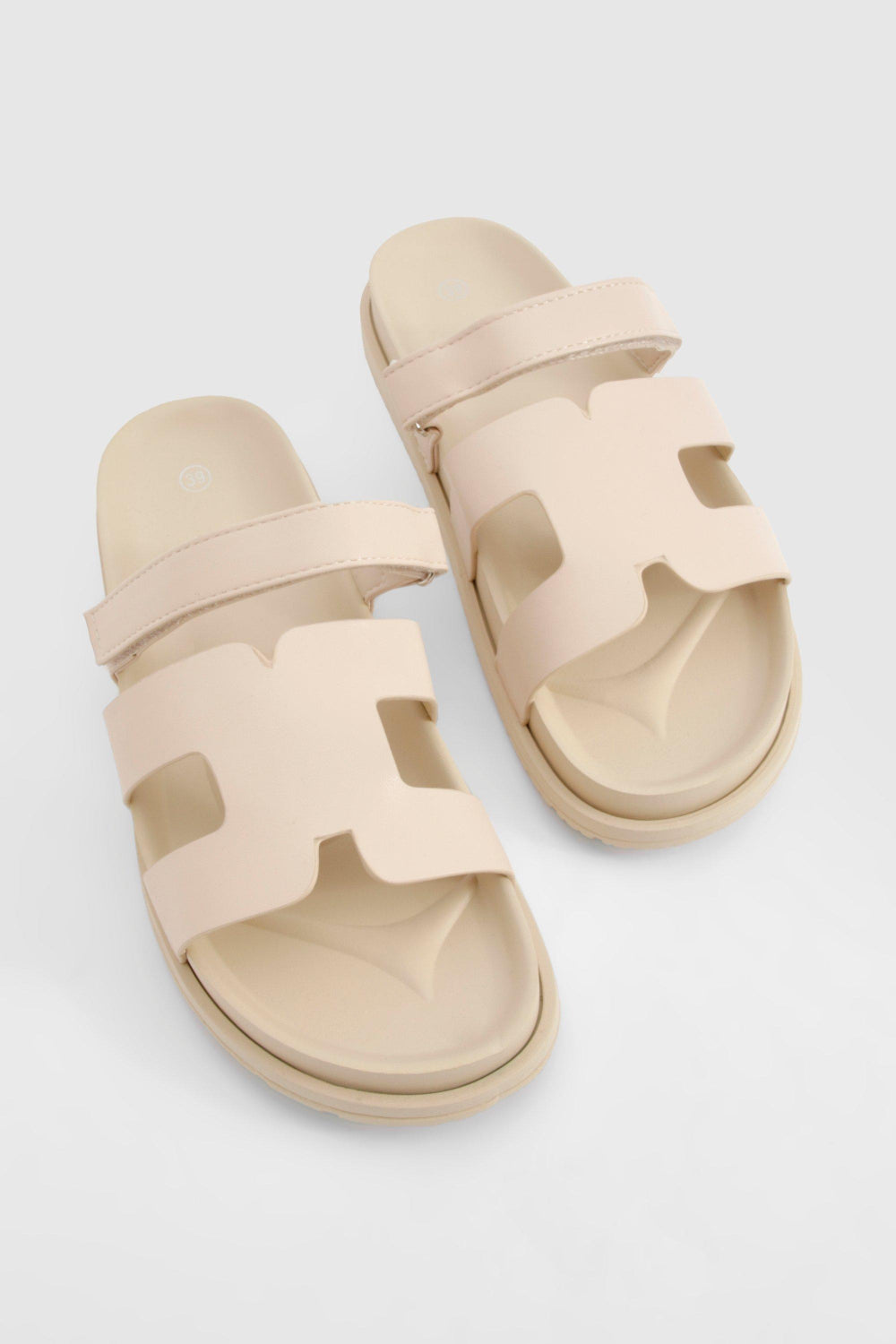 Beige Cut Out Detail Sliders