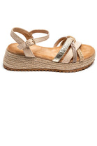 BEIGE STRAPPY LOW WEDGE ESPADRILLE RAFFIA SANDALS SHOES