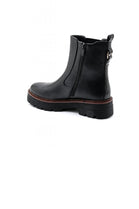 BLACK CHUNKY CHELSEA ANKLE BOOTS