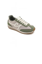 Ladies Green Lace Up Side Detail Trainers