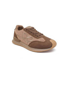 Ladies Brown Suede Lace-Up Casual Trainers with Cushioned Sole