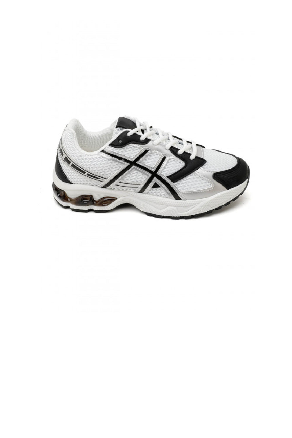 Women's Retro Chunky Lace Up Sportstyle Black Trainers