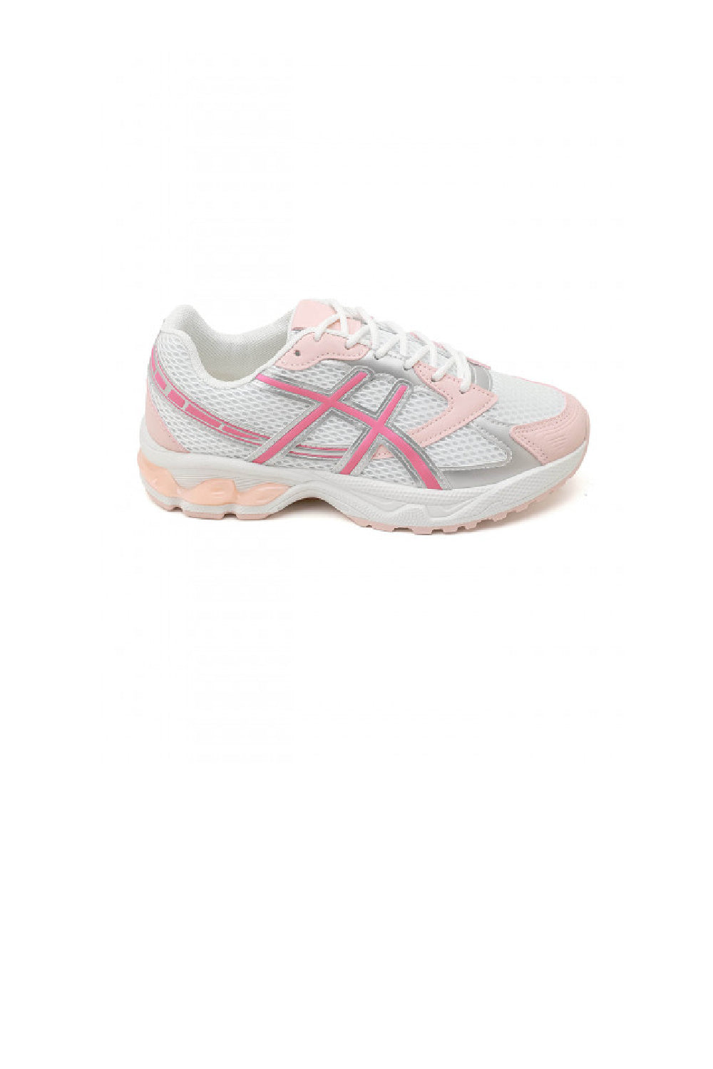 Women's Retro Chunky Lace Up Sportstyle Pink Trainers