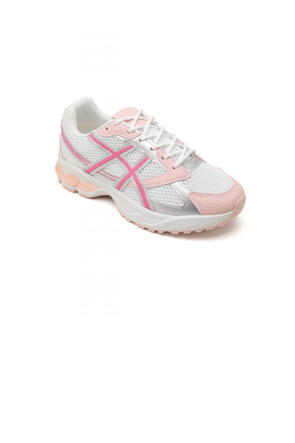 Women's Retro Chunky Lace Up Sportstyle Pink Trainers