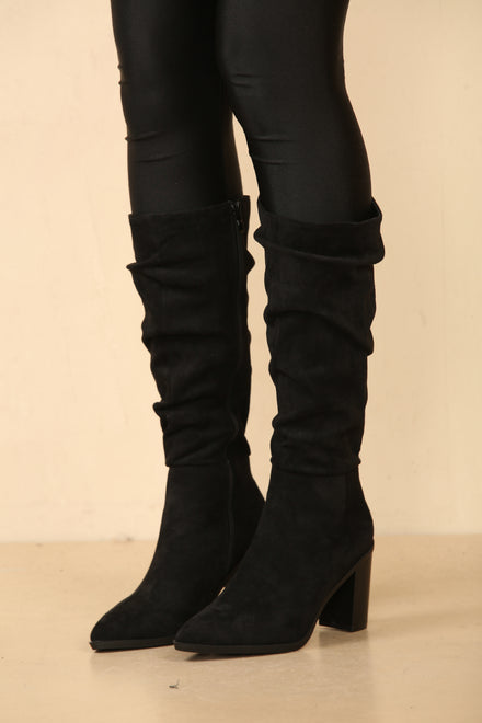 High boots no heel hotsell