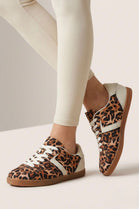 Women's Leopard Print Trendy Casual Lace-Up Fashion Trainers (UK4-UK8 Sizes)