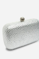 Silver Sparkle Rhinestone Clutch Bag | Wholesale