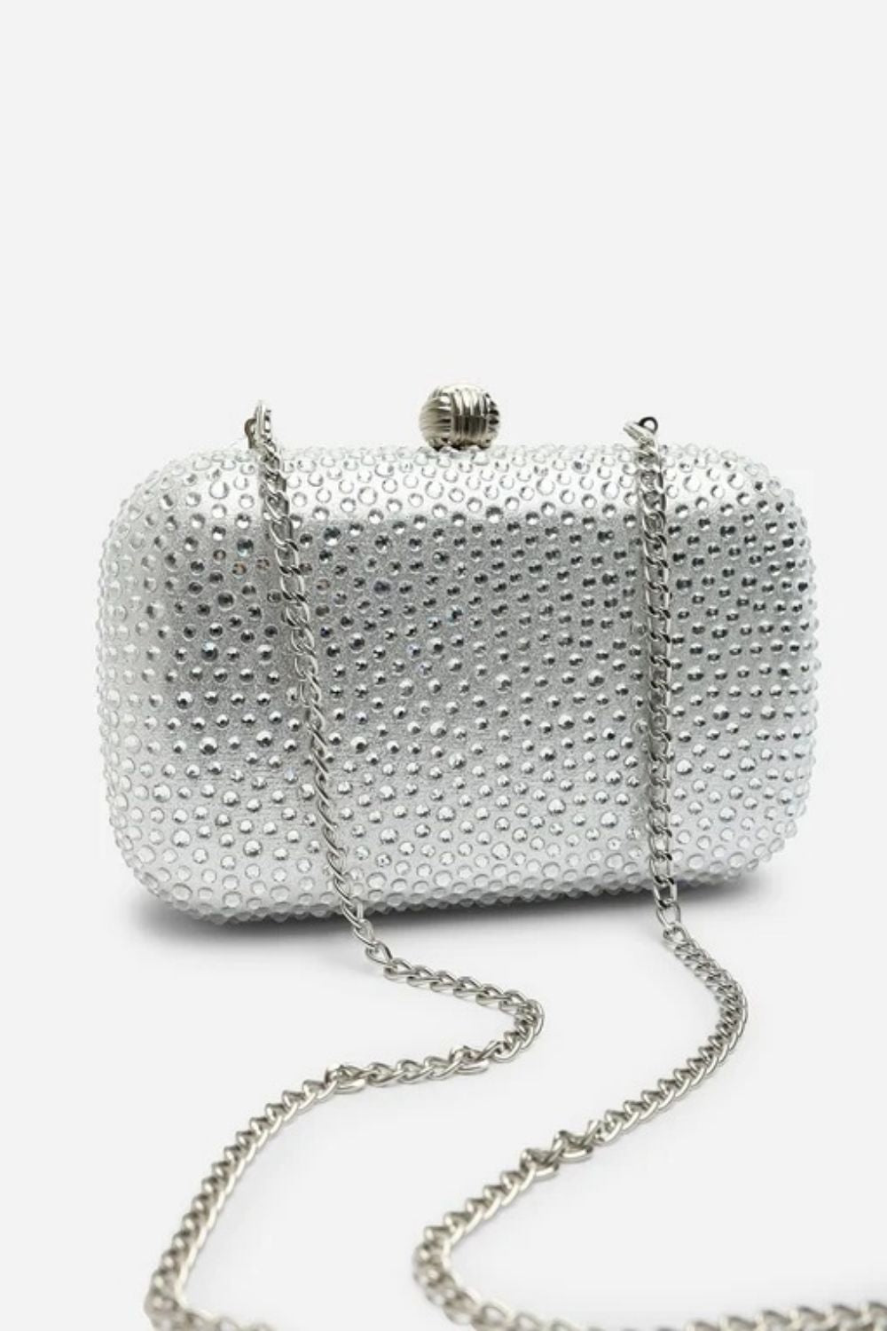 Silver Sparkle Rhinestone Clutch Bag | Wholesale