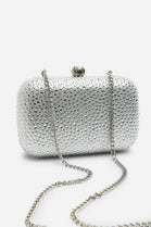 Silver Sparkle Rhinestone Clutch Bag | Wholesale