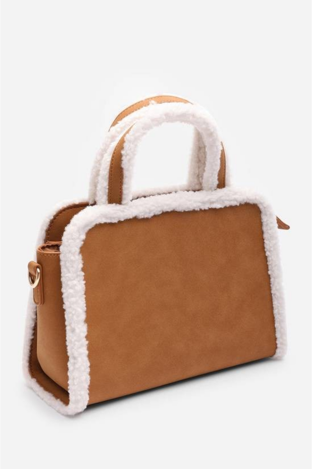 Wholesale Tote Bag with Cross Body Strap In Tan