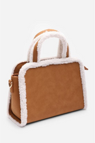 Wholesale Tote Bag with Cross Body Strap In Tan