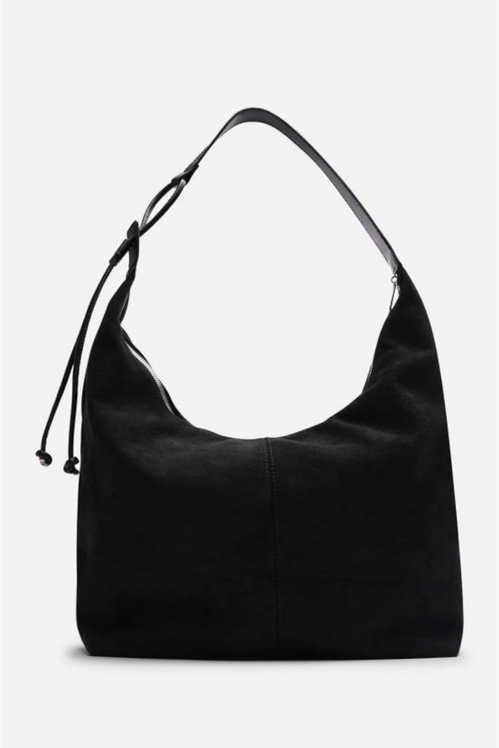 Wholesale Premium Slouchy Black Suede Shoulder Bag