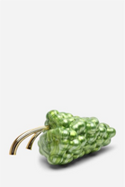 Wholesale Green Grape Sculptural Evening Clutch with Gold-Tone Detailing
