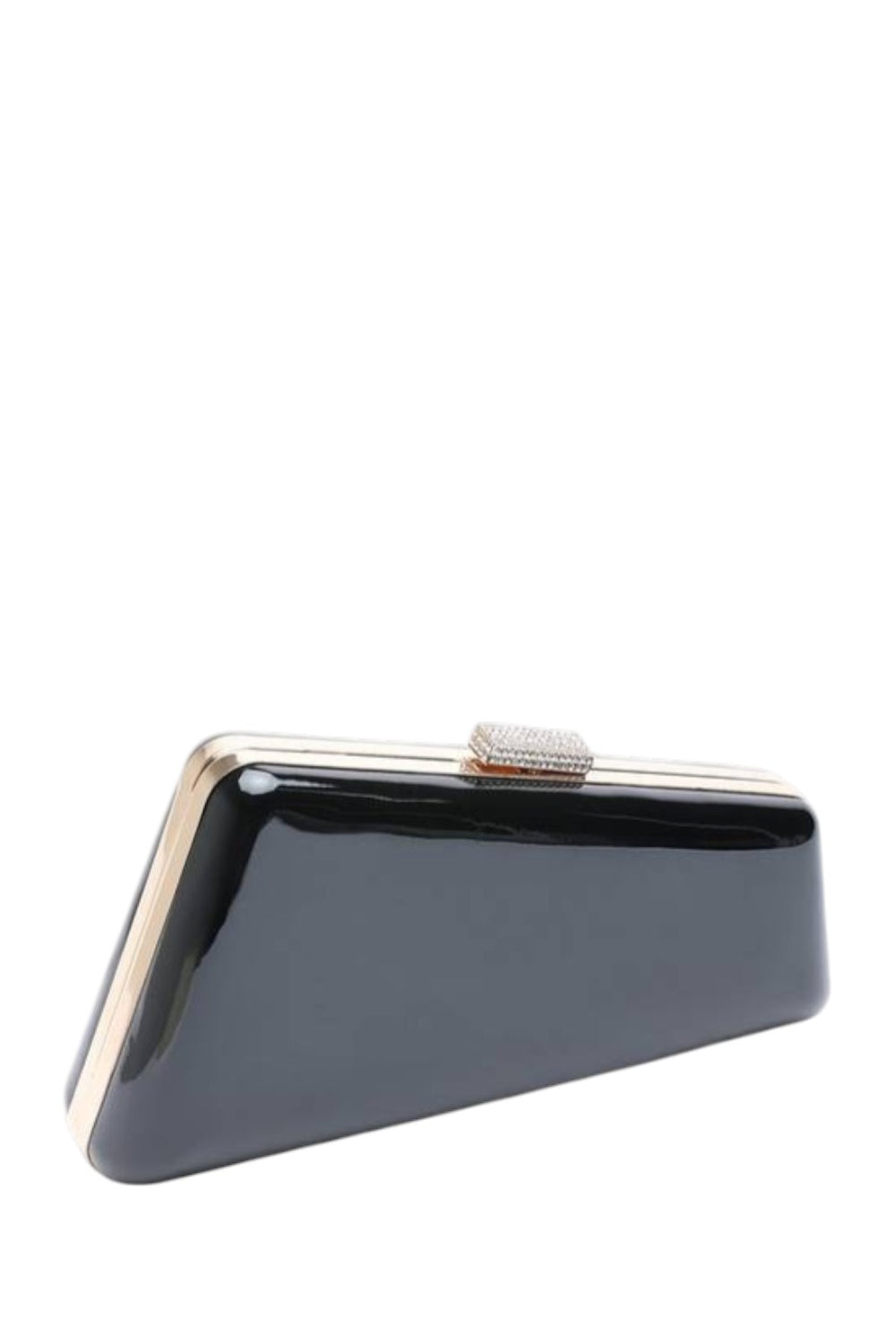 Wholesale Black High Shine Evening Clutch