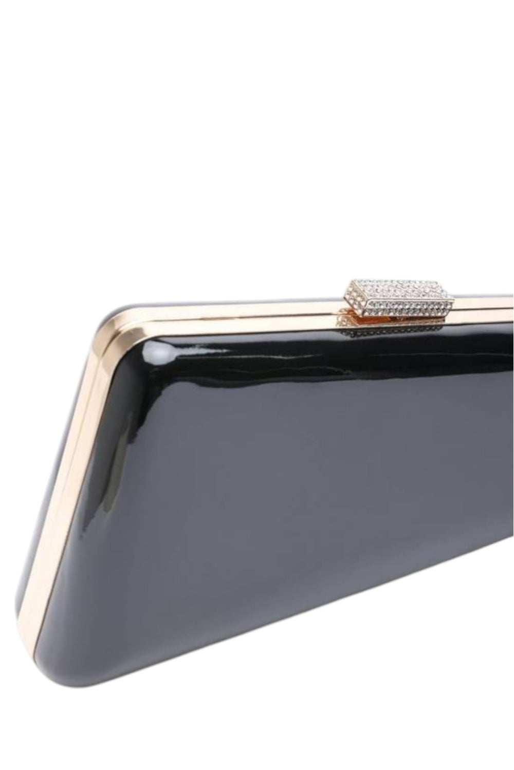 Wholesale Black High Shine Evening Clutch