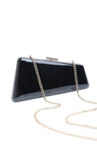 Wholesale Black High Shine Evening Clutch