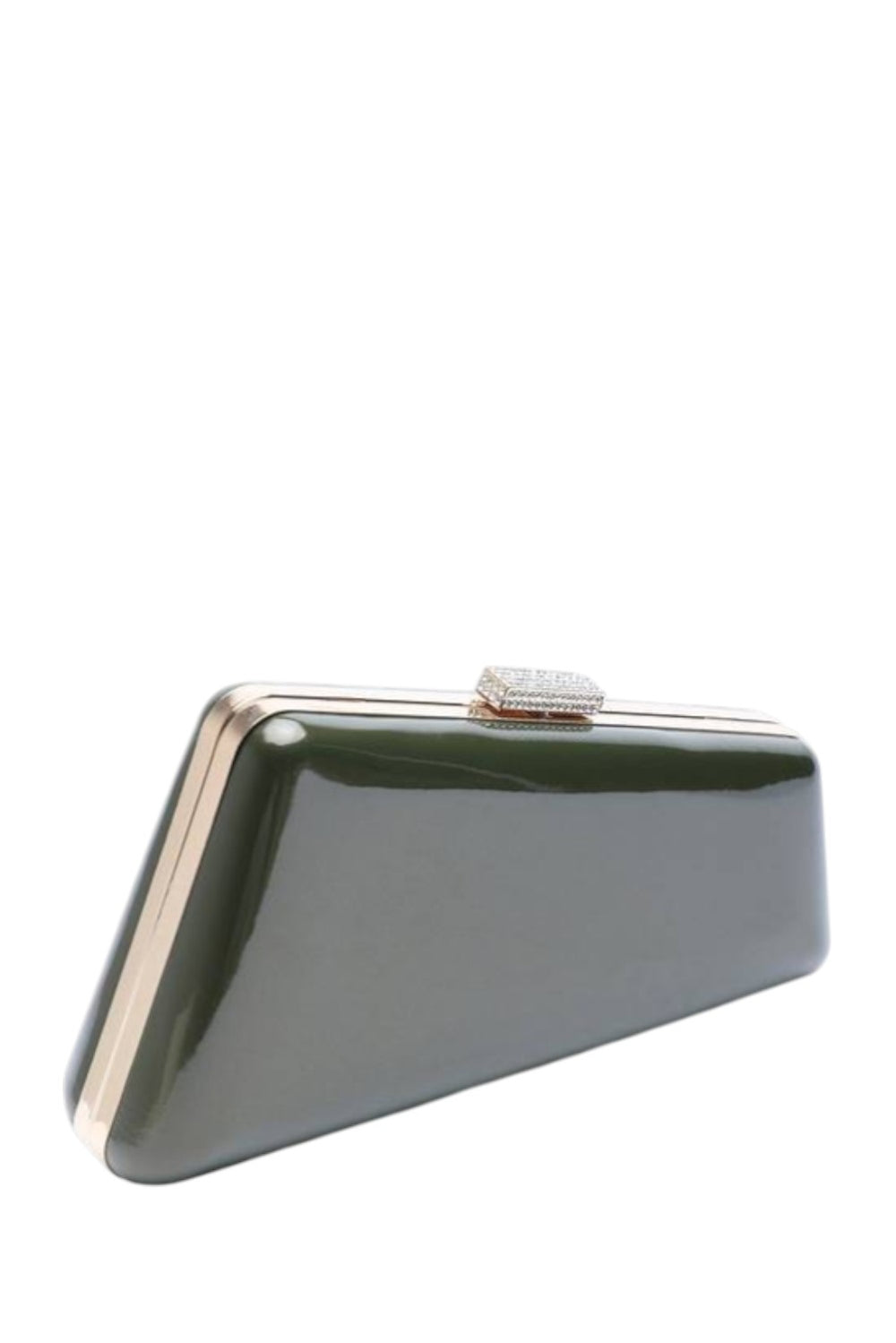 Wholesale Green High Shine Evening Clutch