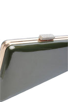 Wholesale Green High Shine Evening Clutch