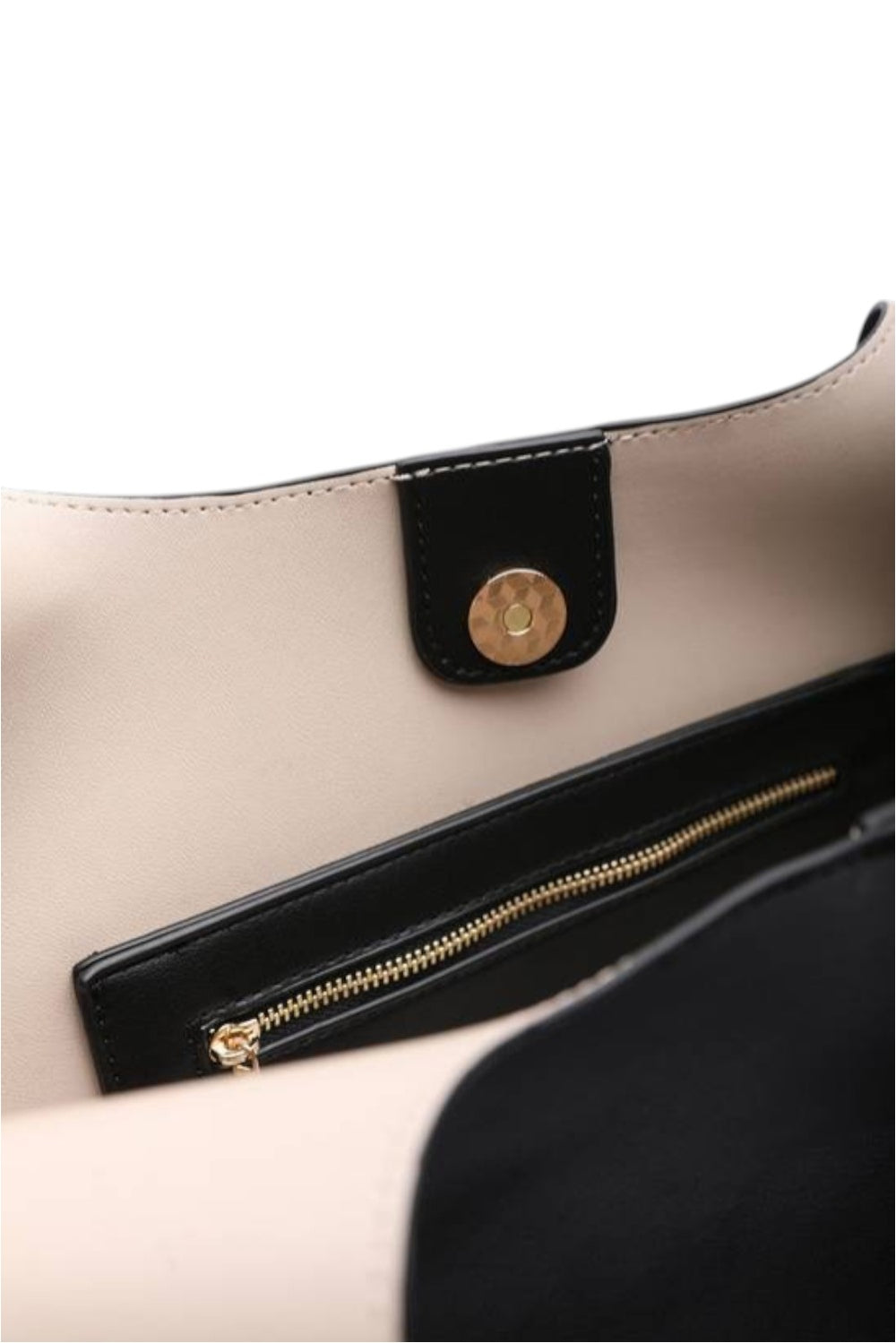 Black Large Faux Leather Shoulder Tote Bag | Wholesale