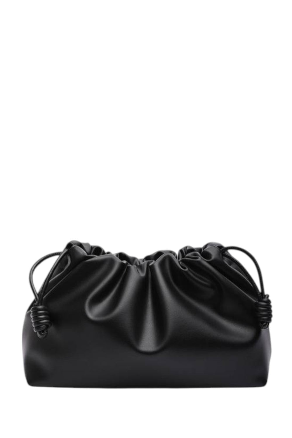 Premium Black Drawstring Cloud Bag - Wholesale Boutique Essential