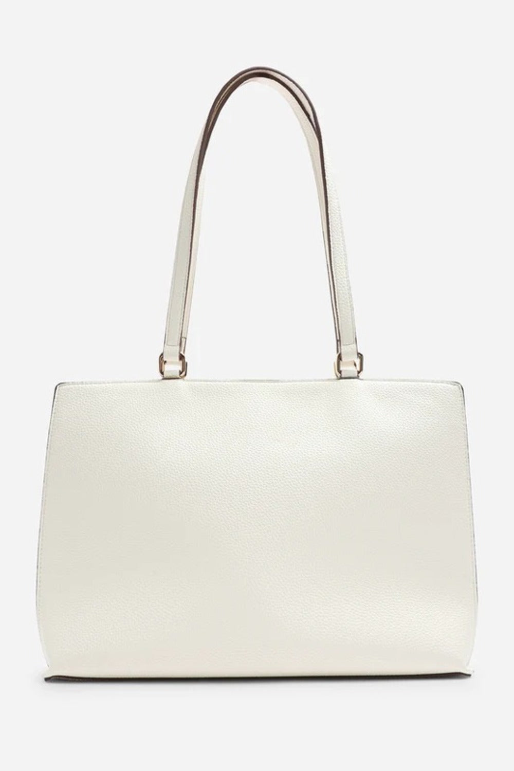 Wholesale Women's Premium Faux Leather Tote Bag - Cream