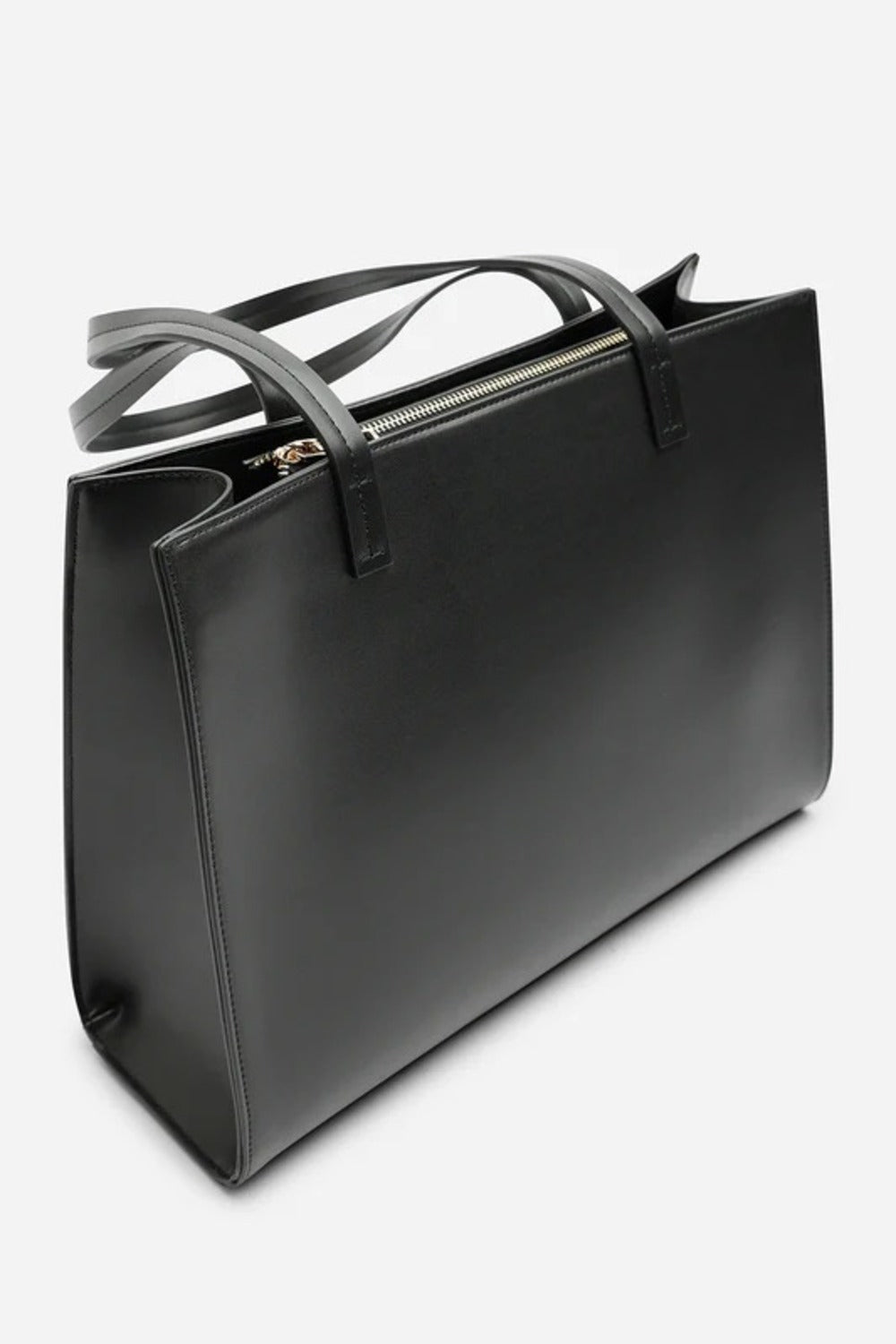 Bulk Pack Structured Matte Faux Leather Black Shoulder Bag