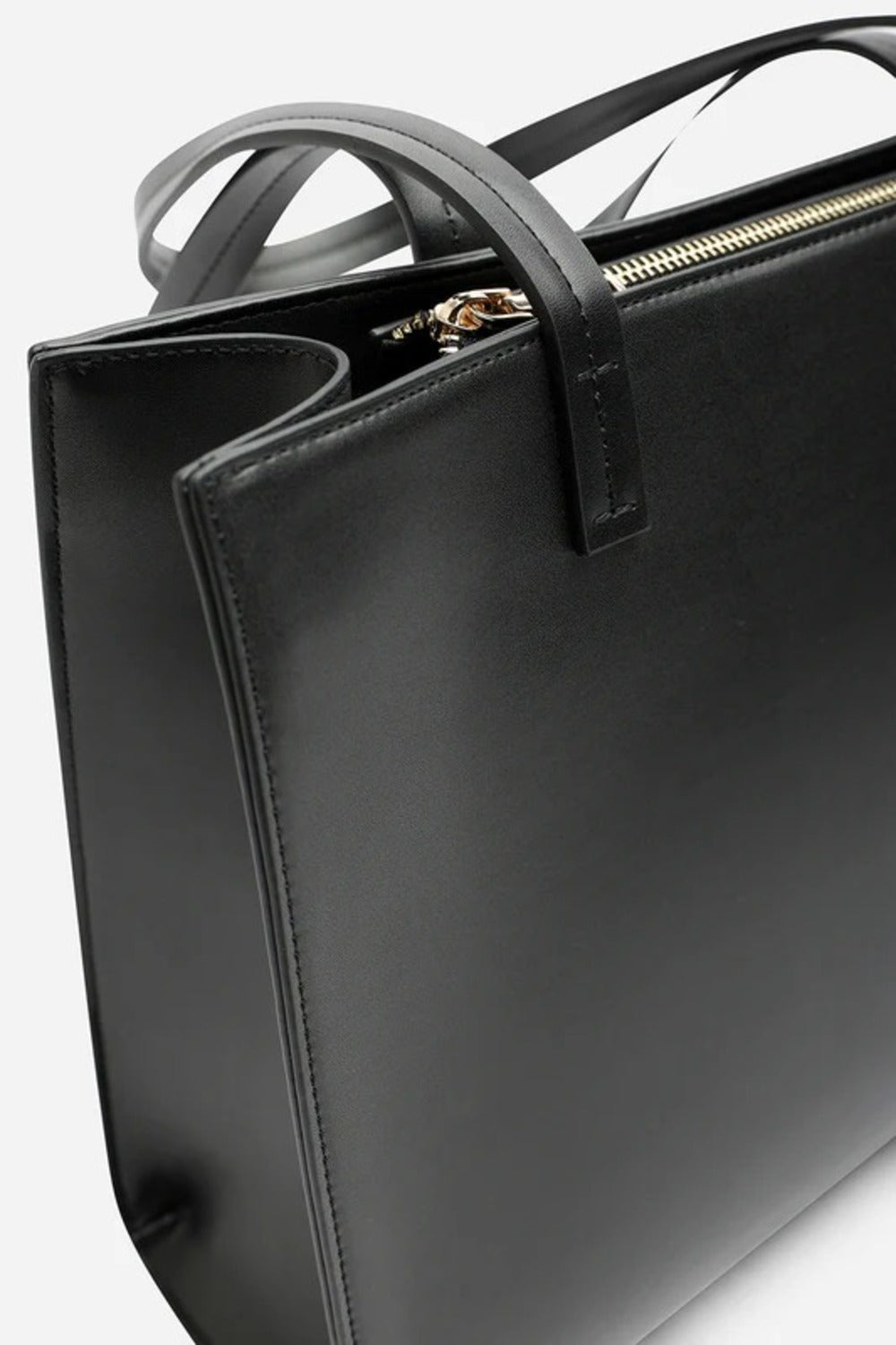 Bulk Pack Structured Matte Faux Leather Black Shoulder Bag