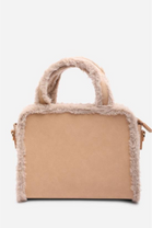 Wholesale Tote Bag with Cross Body Strap In Camel
