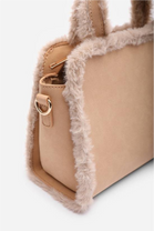 Wholesale Tote Bag with Cross Body Strap In Camel