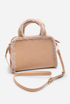 Wholesale Tote Bag with Cross Body Strap In Camel