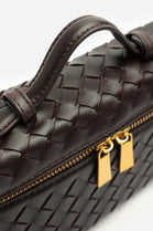 Bulk Brown Woven Premium Vanity Bag - Wholesale