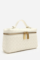 Bulk Cream Woven Premium Vanity Bag - Wholesale