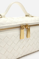 Bulk Cream Woven Premium Vanity Bag - Wholesale
