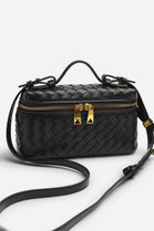Bulk Black Woven Premium Vanity Bag - Wholesale