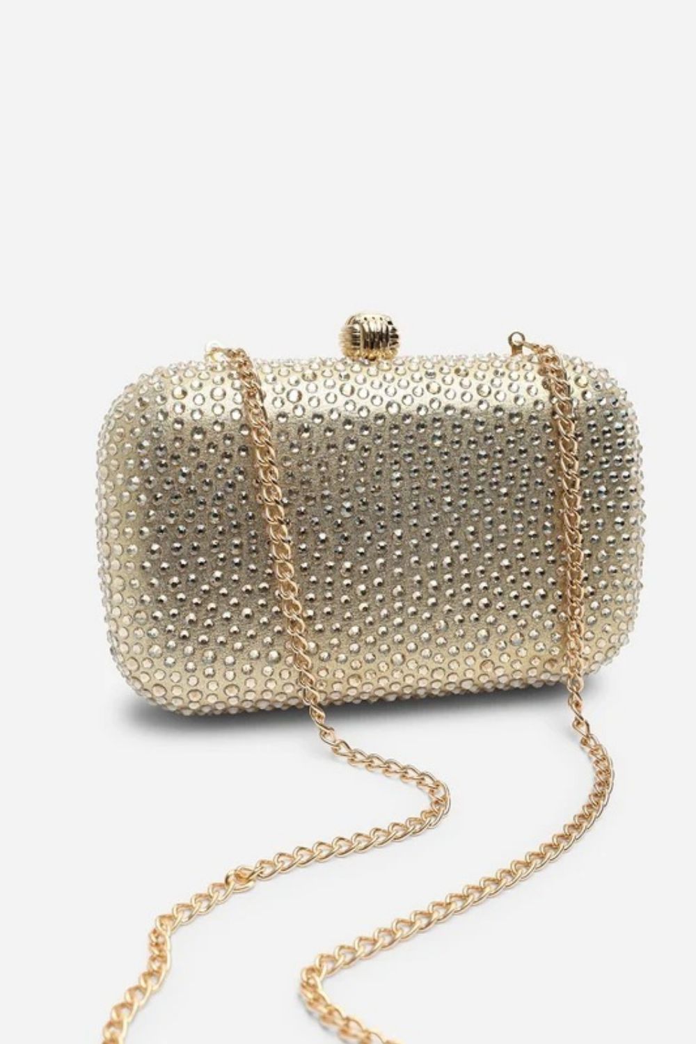 Gold Sparkle Rhinestone Clutch Bag | Wholesale