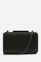 Women's Black Shimmer Evening Clutch Bag | Wholesale