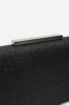 Women's Black Shimmer Evening Clutch Bag | Wholesale