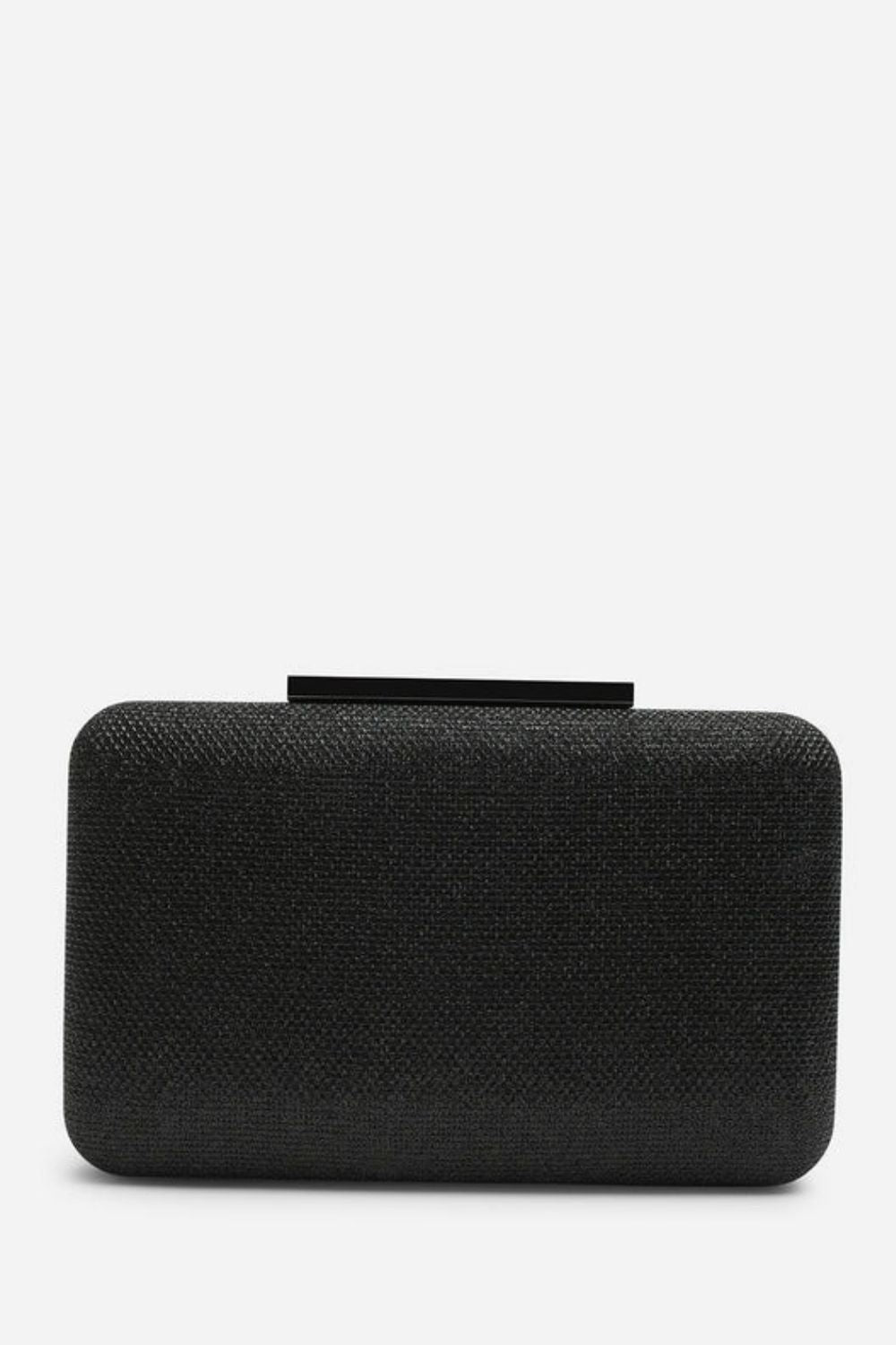 Women's Black Shimmer Evening Clutch Bag | Wholesale
