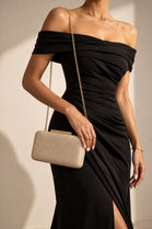Women's Gold Shimmer Evening Clutch Bag | Wholesale