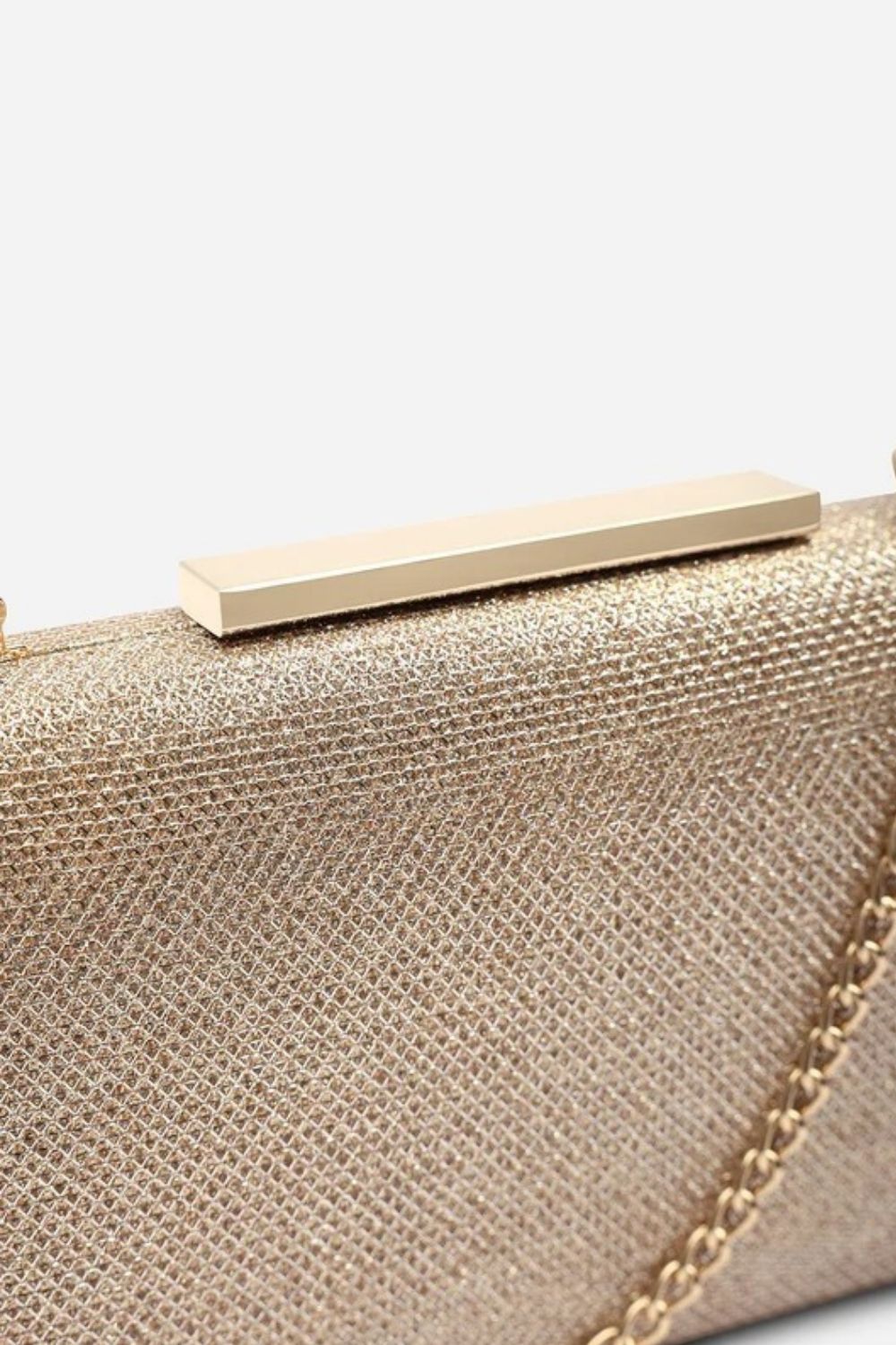 Women's Gold Shimmer Evening Clutch Bag | Wholesale