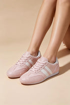 Crystal Embellished Comfort Trainers in Pink – Women’s Premium Wholesale Footwear