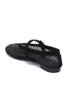 Wholesale Black Rhinestone Mesh Ballet Mary Jane Flats